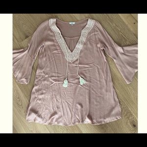 A line embroidered dress!